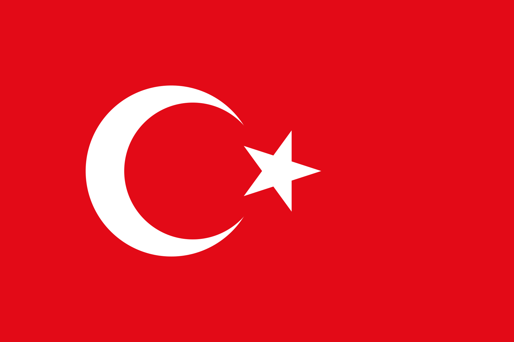 Türk bayrağı · yatay