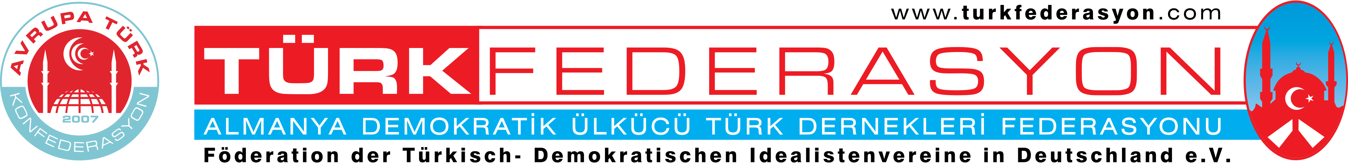 Türk Federasyon yatay başlık